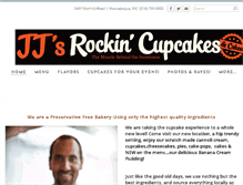 Tablet Screenshot of jjsrockincupcakes.com
